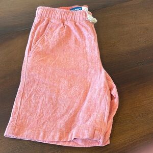 Old Navy Linen shorts. Salmon colored.